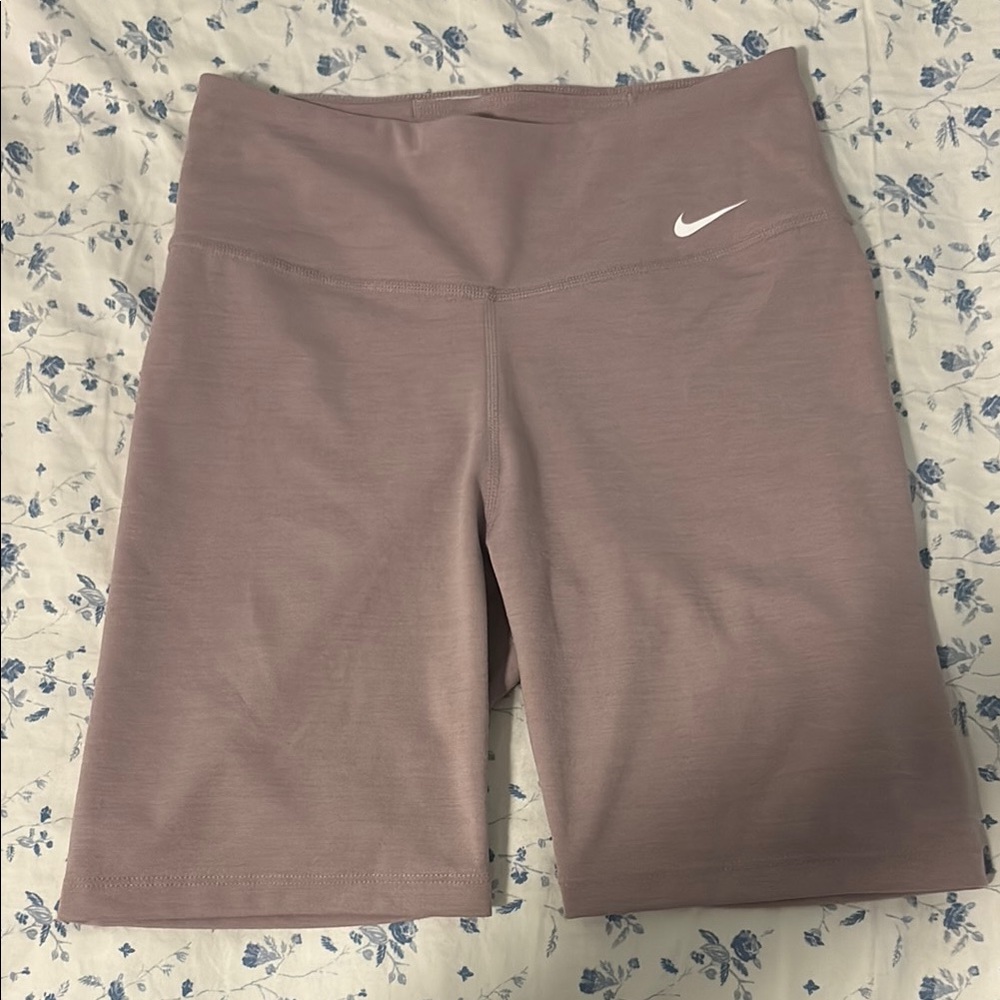 Nike Pink Bike Shorts with Wide Waistband